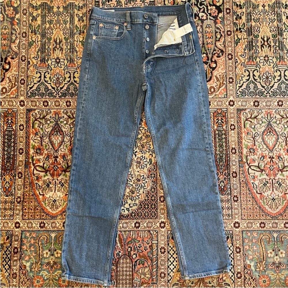 GAP Blue Straight Leg Jeans Timeless Comfort